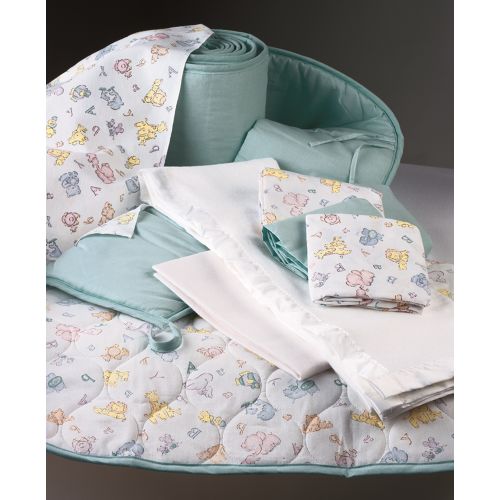 GuestSupply US Mount Vernon Mills Portable Crib Sheet 100 Cotton Preshrunk 24x38 Pastel